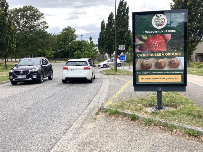 panneau d'affichage Bruz 2m²